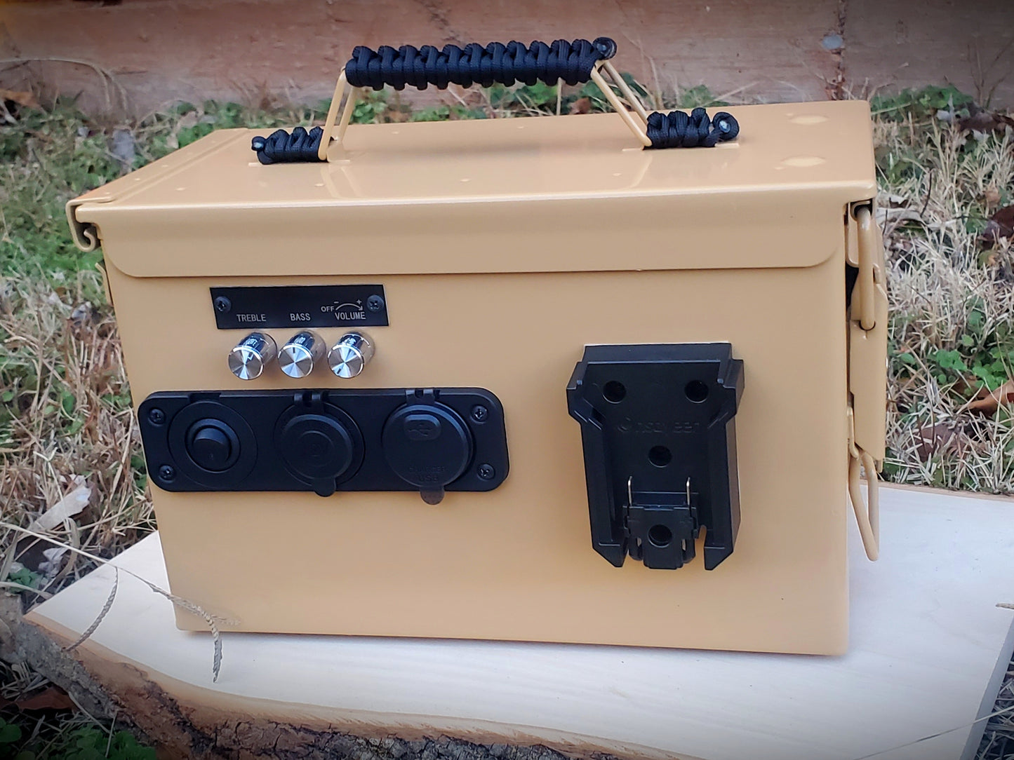 50 CAL AMMO CAN BLUETOOTH SPEAKER with Custom Color AND Custom Lettering $305.00