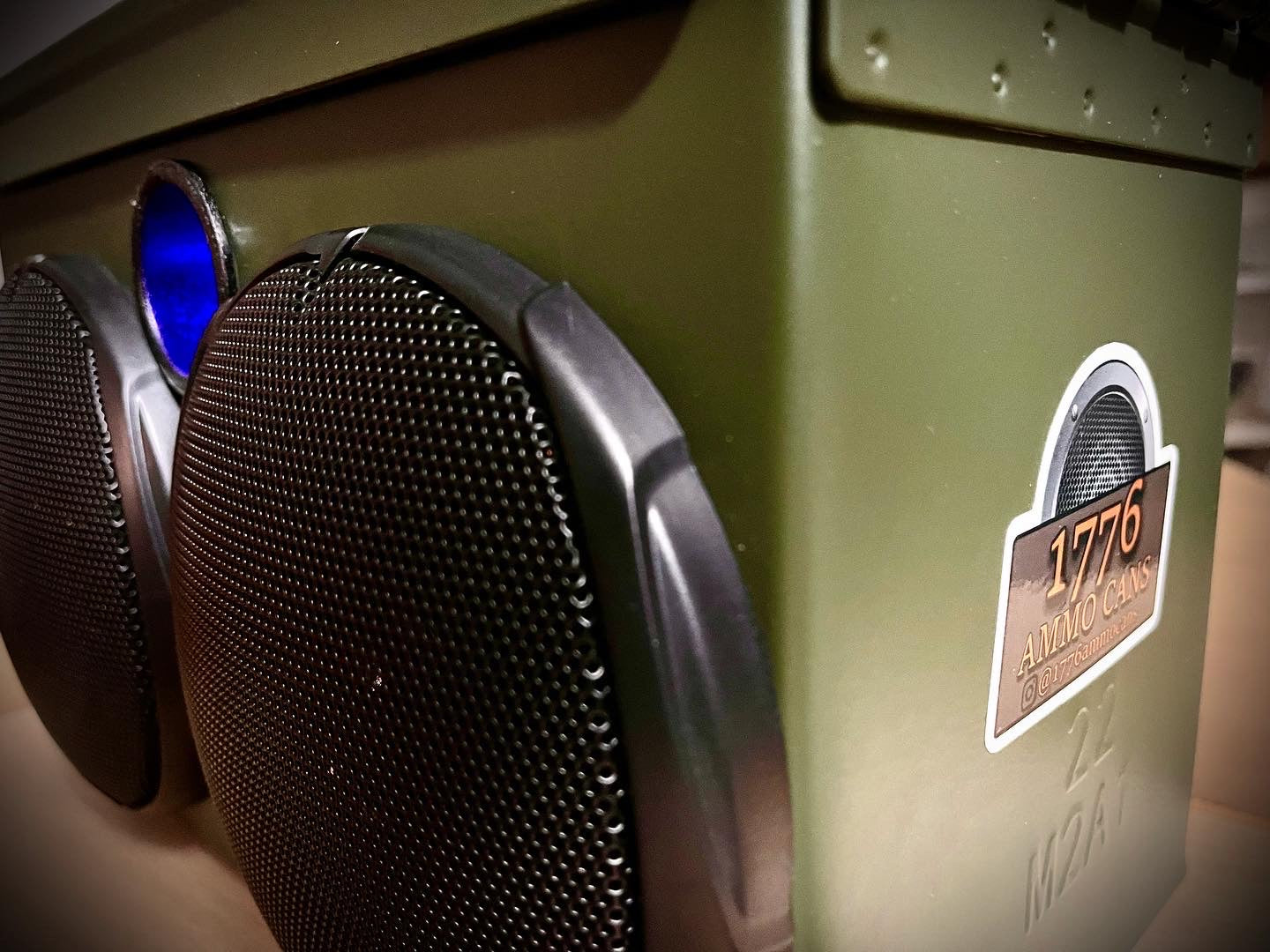 50 CAL AMMO CAN BLUETOOTH SPEAKER with Custom Color $290.00