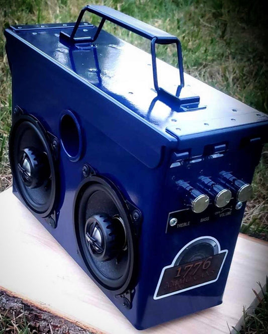 30 CAL AMMO CAN BLUETOOTH SPEAKER IN Custom Color AND Custom Logo $215.00