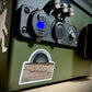 50 CAL AMMO CAN BLUETOOTH SPEAKER IN AMMO CAN GREEN with Custom Lettering and Logo $305.00